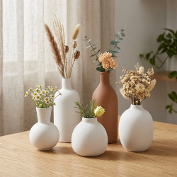 Porcelain Vase Set 5 Pcs